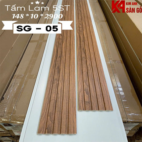 Tấm Ốp Tường Lam 5 Sóng Thấp SG-05